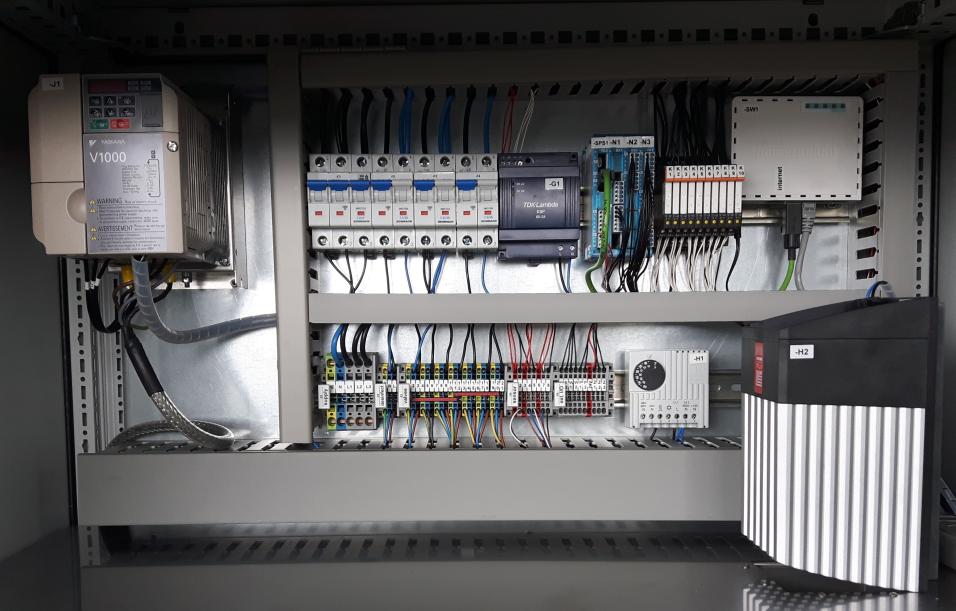 SPS control system with fuse and frequency regulation
